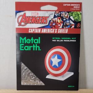 Metal Earth Marvel Avengers Captain America's Shield - NEW / SEALED